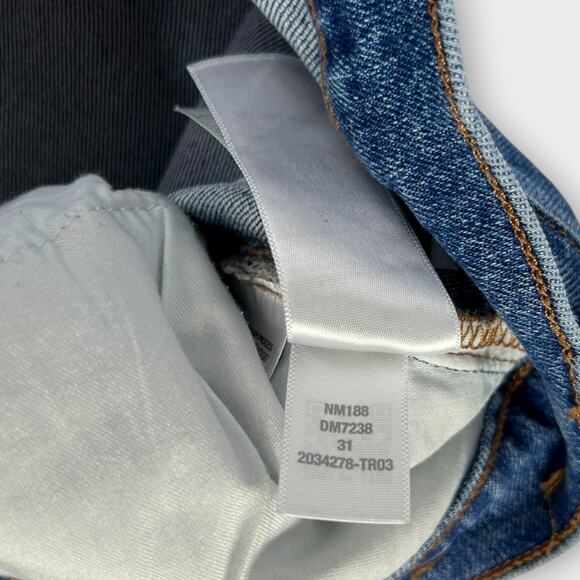 Madewell The '90s Straight Jean Comfort Stretch Barlow Wash Size 31 - Picture 7 of 9